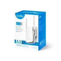 موسع نطاق Wi-Fi 6 ثنائي النطاق CUDY AX1800، الطراز: RE1800