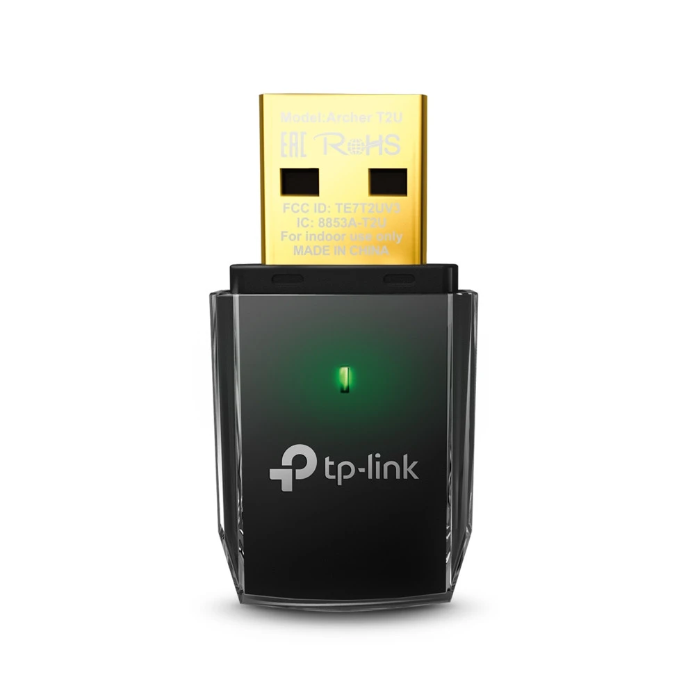 محول TP-Link AC600 Archer T2U Mini ثنائي النطاق USB لاسلكي