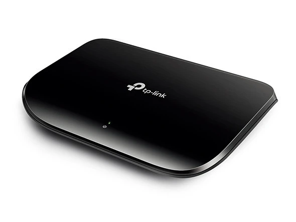 TP-Link TL-SG1005D مفتاح شبكة جيجابت إيثرنت بخمسة منافذ، سطح المكتب أو الحائط، تحسين حركة المرور بدون مروحة - أسود