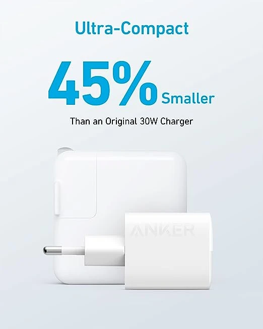 شاحن Anker 323 (33 واط) أبيض