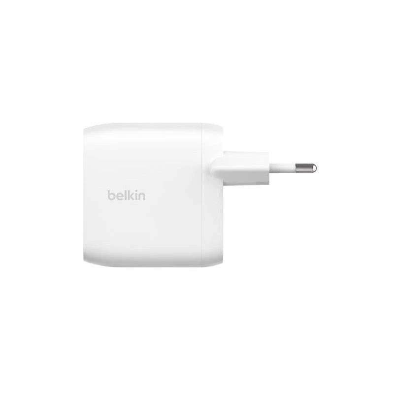 شاحن حائط Belkin BoostCharge Dual USB-C PD بقوة 30 وات 60 وات