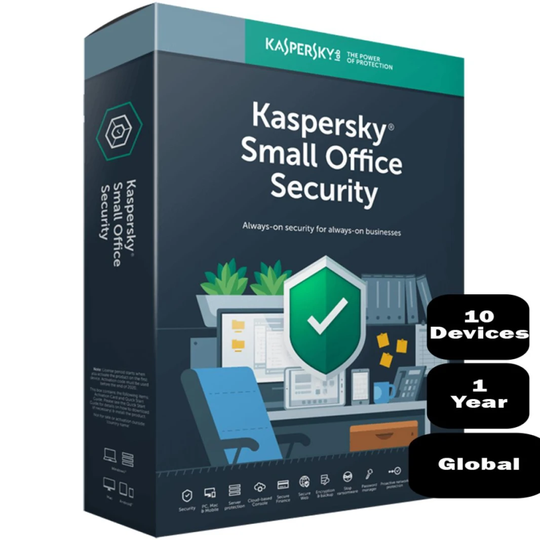 برنامج Kaspersky Small Office Security 10 Devices، لمدة عام واحد