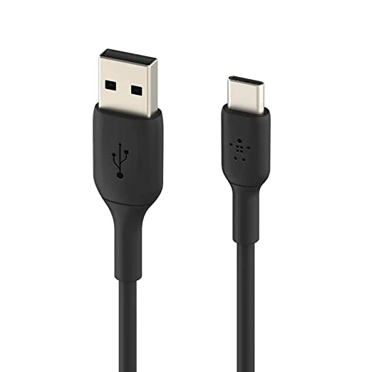 كابل Belkin Boost Charge USB-C إلى USB-A، أسود