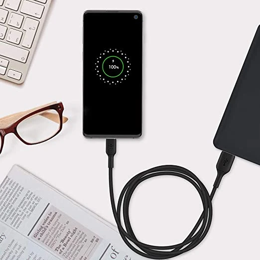 كابل Belkin Boost Charge USB-C إلى USB-A، أسود