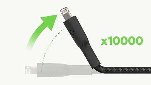 كابل Belkin BoostCharge USB-A إلى Lightning، 1 متر، أسود