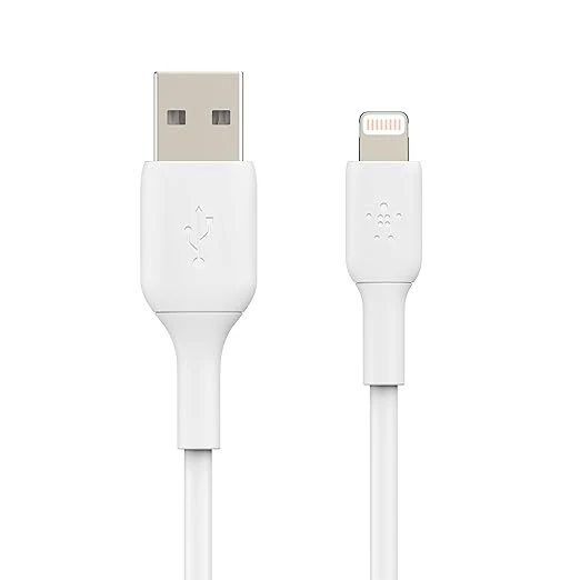 كابل Belkin BoostCharge USB-A إلى Lightning، 1 متر، أسود