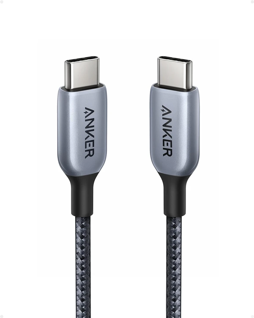 كابل Anker 765 USB-C إلى USB-C (140 واط، 6 أقدام، نايلون)