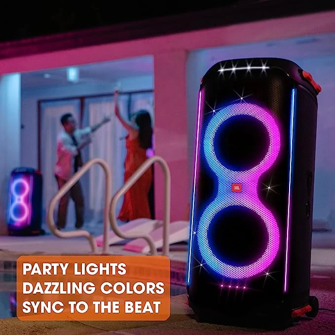 مكبر صوت بلوتوث محمول JBL PartyBox "710" - أسود