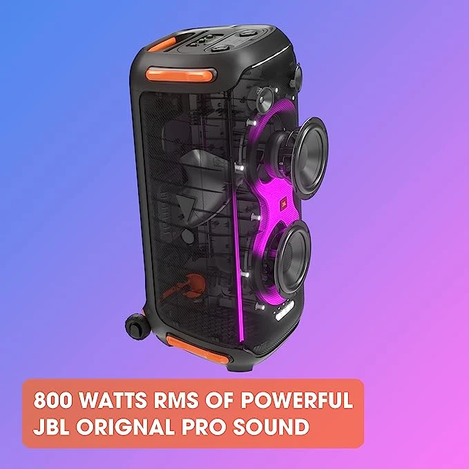 مكبر صوت بلوتوث محمول JBL PartyBox "710" - أسود