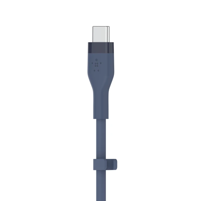 كابل سيليكون Belkin BOOST Flex USB-C مع موصل Lightning، 3 متر، أزرق