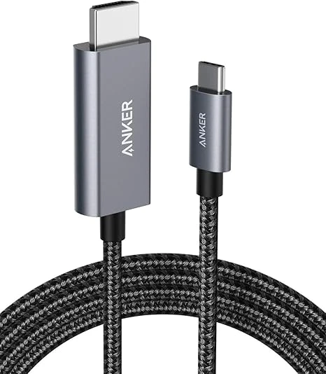 كابل Anker USB-C إلى HDMI من النايلون بطول 6 أقدام