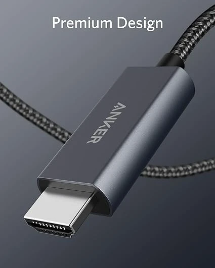 كابل Anker USB-C إلى HDMI من النايلون بطول 6 أقدام