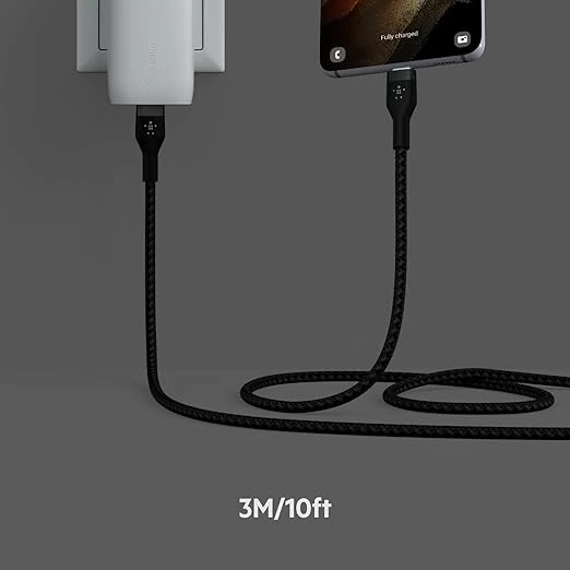 كابل سيليكون Belkin BoostCharge Flex USB-C إلى USB-C، 3 متر،