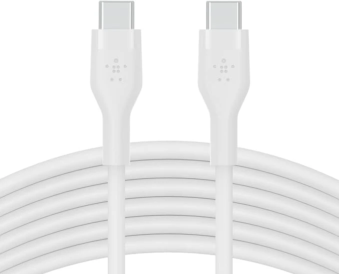 كابل سيليكون Belkin BoostCharge Flex USB-C إلى USB-C، 3 متر،