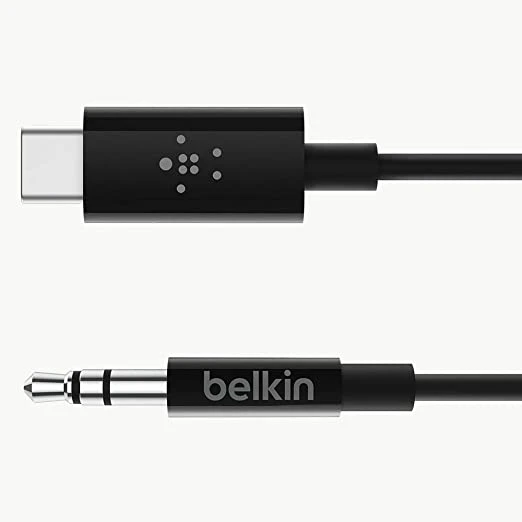 كابل صوت USB-C إلى 3.5 ملم من Belkin، 1.8 متر