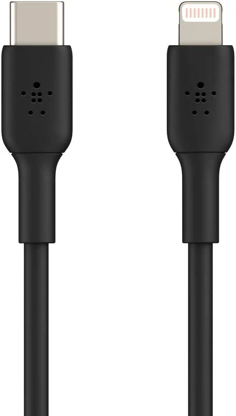 كابل Belkin BOOST CHARGE™ Lightning إلى USB-C مضفر، 2 متر، أسود