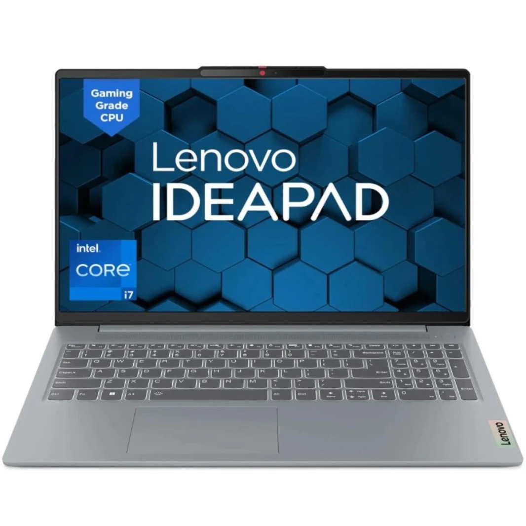 كمبيوتر محمول Lenovo IdeaPad Slim 3 من الجيل الثالث Intel Core i7-13620H سعة 16 جيجابايت DDR5 سعة 512 جيجابايت SSD NVME مقاس 15.6 بوصة FHD