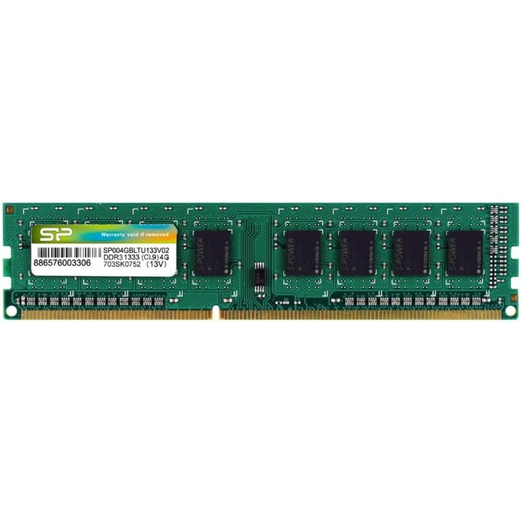 ذاكرة Silicon Power DDR3 UDIMM-1333 MHz بسعة 4 جيجابايت لسطح المكتب