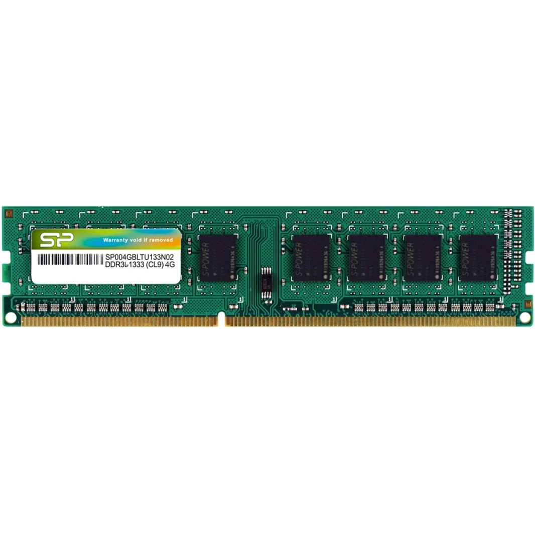 ذاكرة Silicon Power DDR3L منخفضة الجهد UDIMM-1333 ميجا هرتز بسعة 4 جيجابايت لسطح المكتب