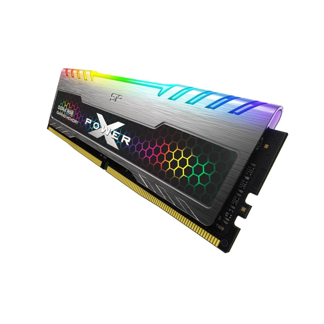 ذاكرة ألعاب UDIMM XPOWER Turbine RGB DDR4 بسعة 8 جيجابايت وتردد 3200 ميجاهرتز من Silicon Power لسطح المكتب