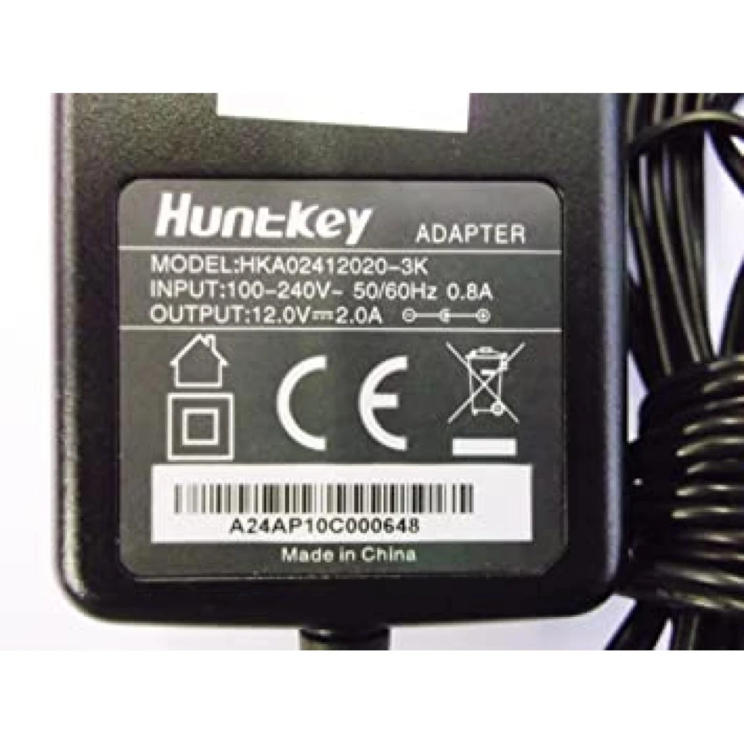 محول مصدر الطاقة Huntkey HKA02412020-3K 12 فولت 2 أمبير