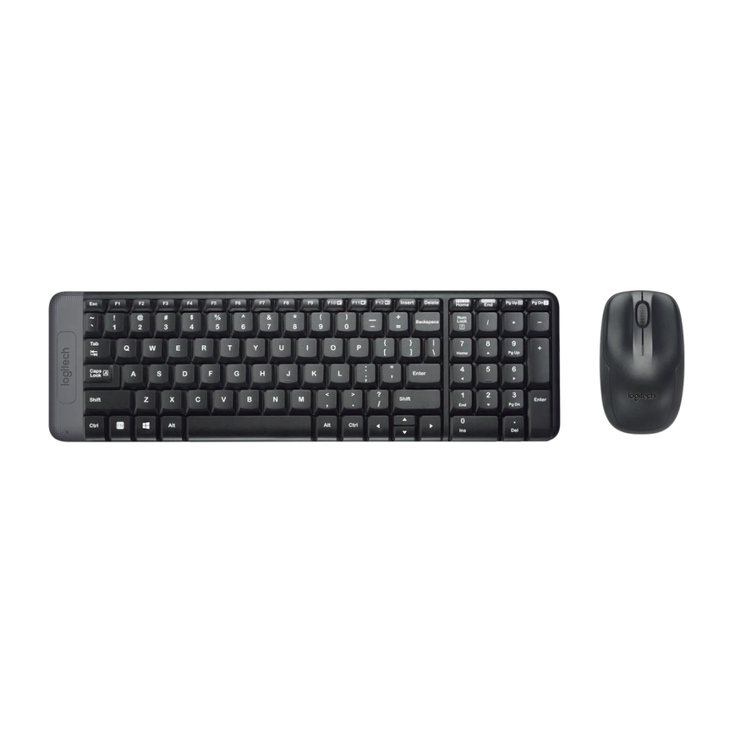 مجموعة لوحة المفاتيح والماوس اللاسلكية Logitech MK220