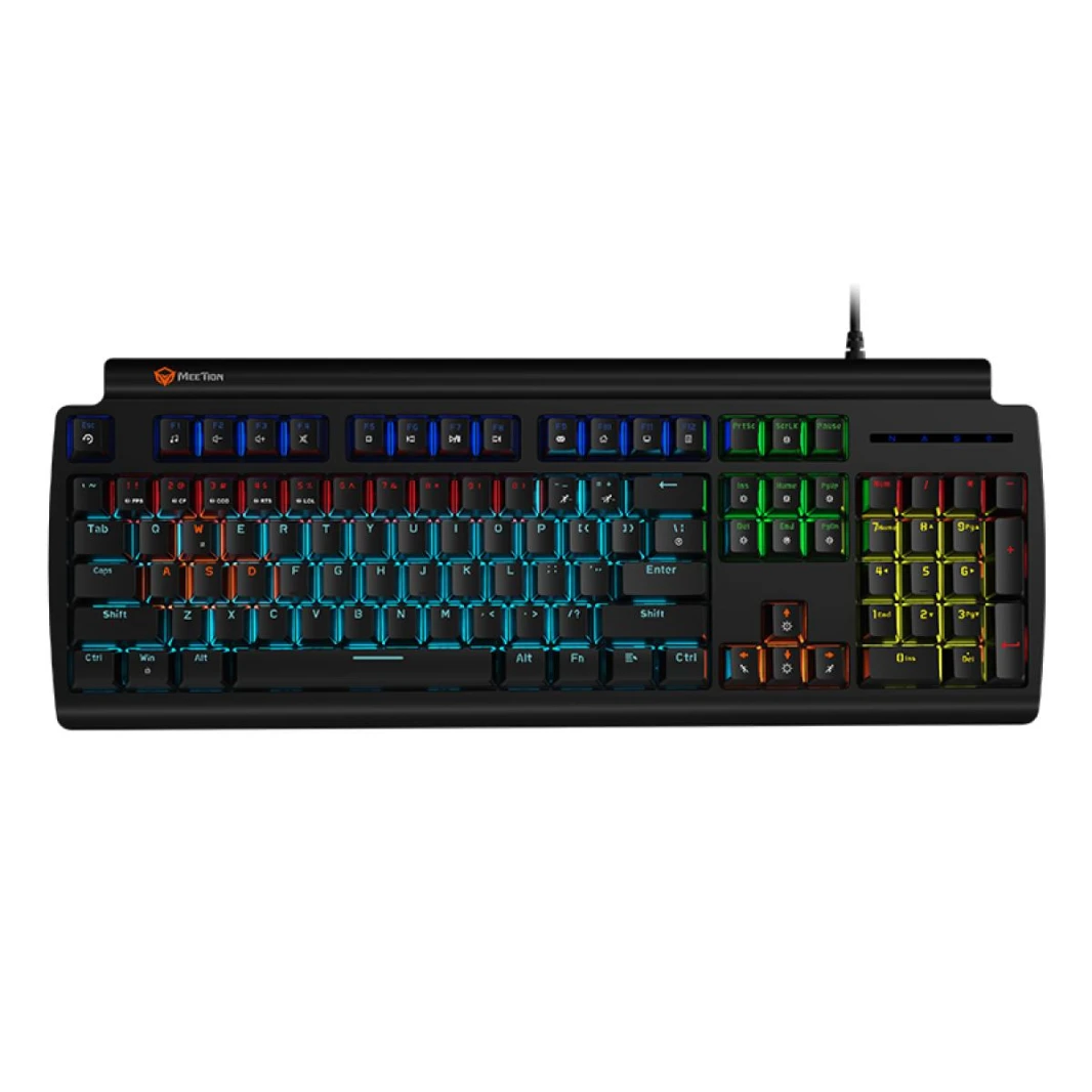 لوحة مفاتيح الألعاب الميكانيكية MeeTion MT-MK600RD Red Switch RGB