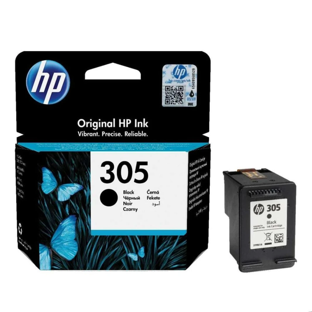 خرطوشة الحبر الأسود الأصلية HP 305