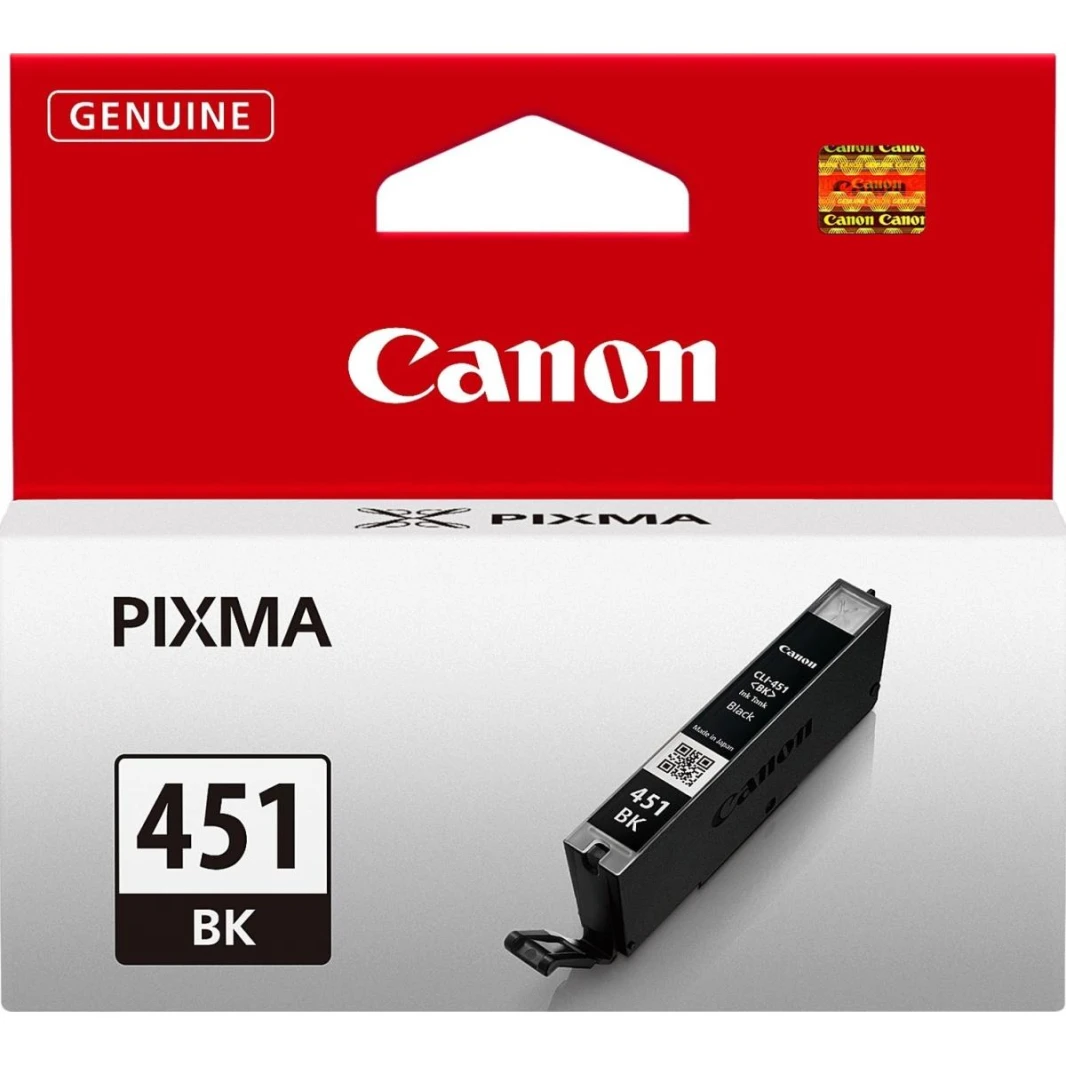 خرطوشة حبر نفاث سوداء Canon CLI-451BK متوافقة مع IP7240.IX6840.MG5440