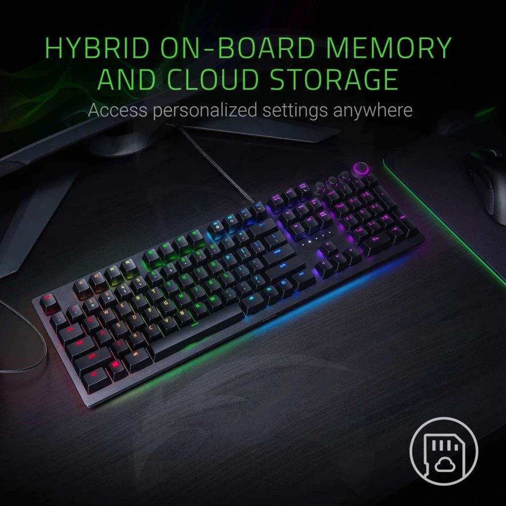 Razer Huntsman Elite Chroma RGB Lighting - Linear Optical Switches