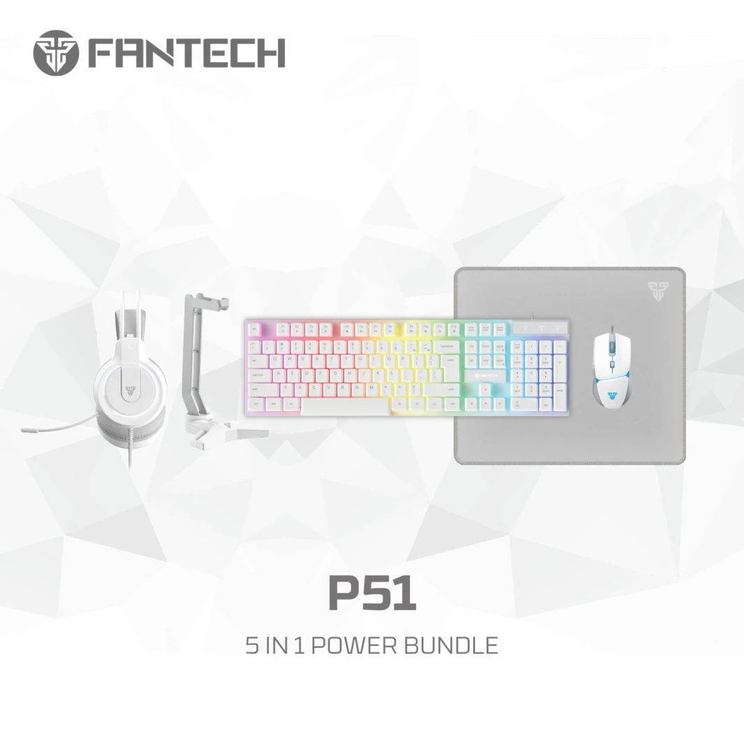 مجموعة لوحة المفاتيح والماوس P51 Power Bundle للألعاب من FANTECH