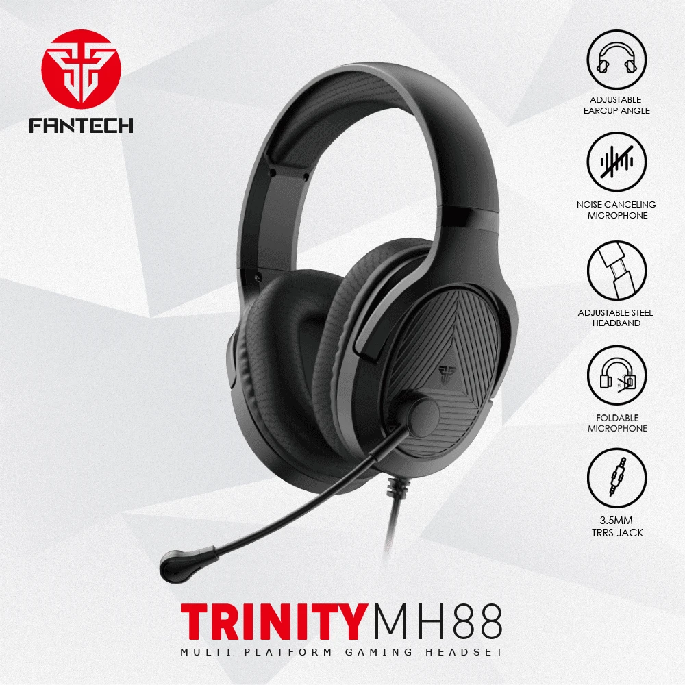 سماعة الألعاب متعددة المنصات Fantech Trinity MH88