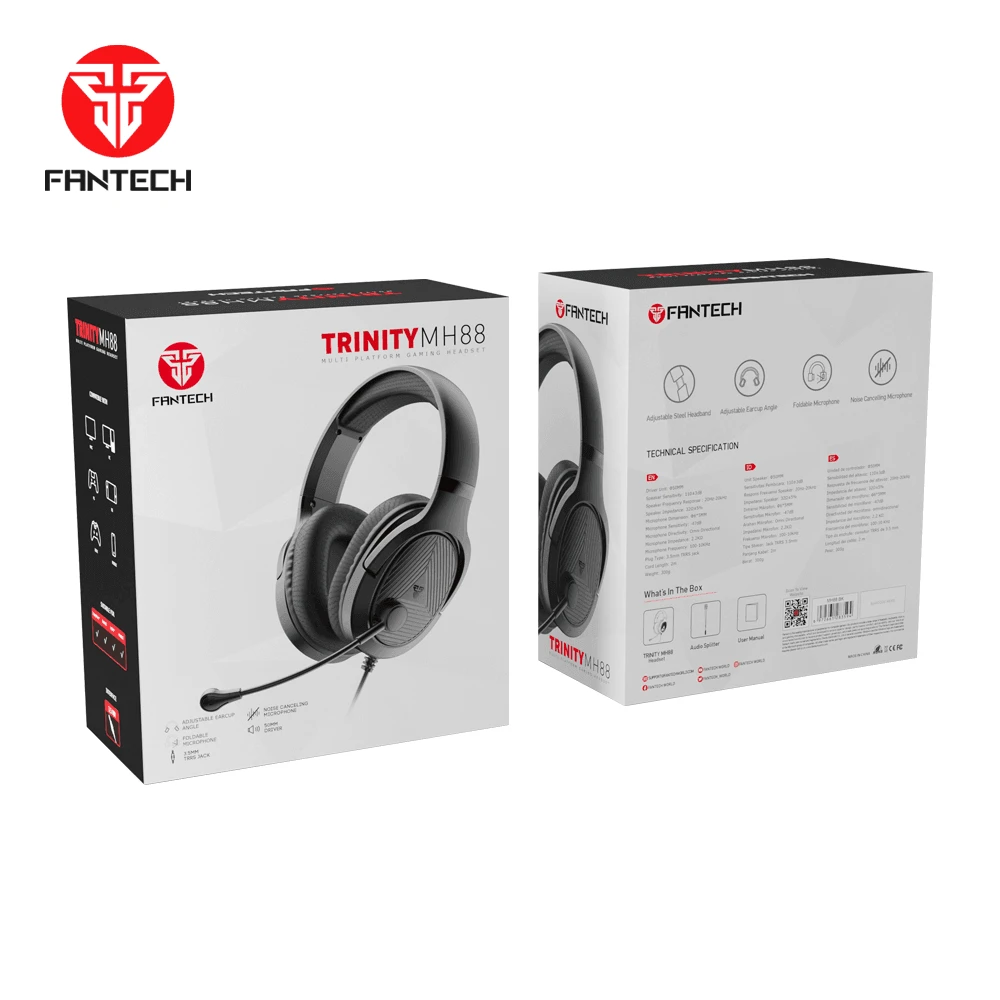 سماعة الألعاب متعددة المنصات Fantech Trinity MH88