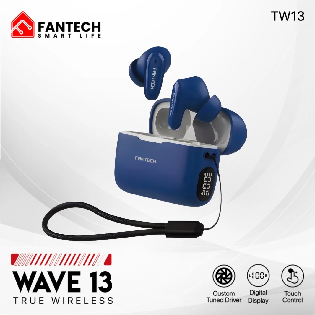 سماعات أذن Fantech Life Wave 13 True Wireless TWS بتقنية البلوتوث 5.3