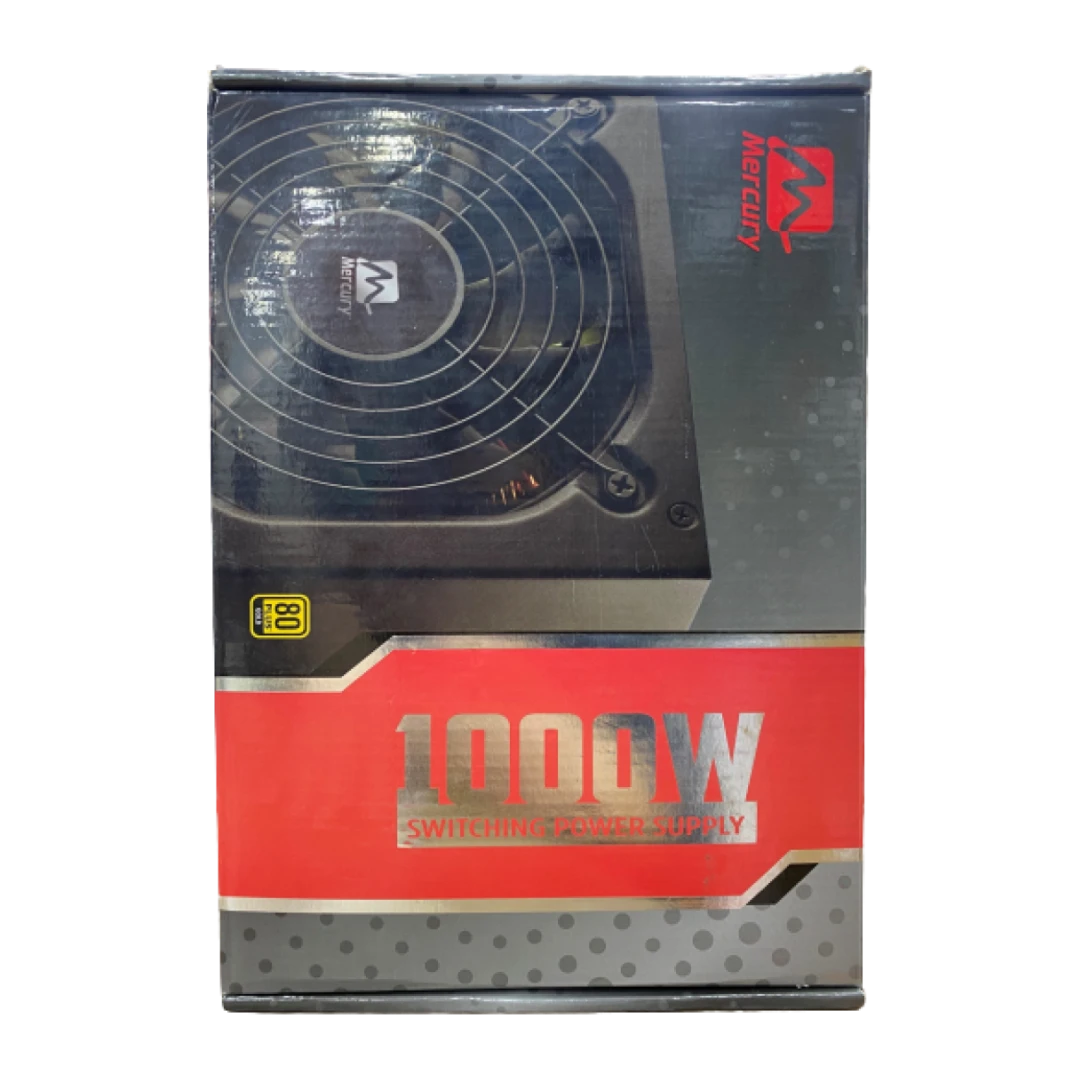 Mercury Power Supply M1000-GSM 1000W 80 Plus Gold Certified *** CPU (4+4) × 1 فقط