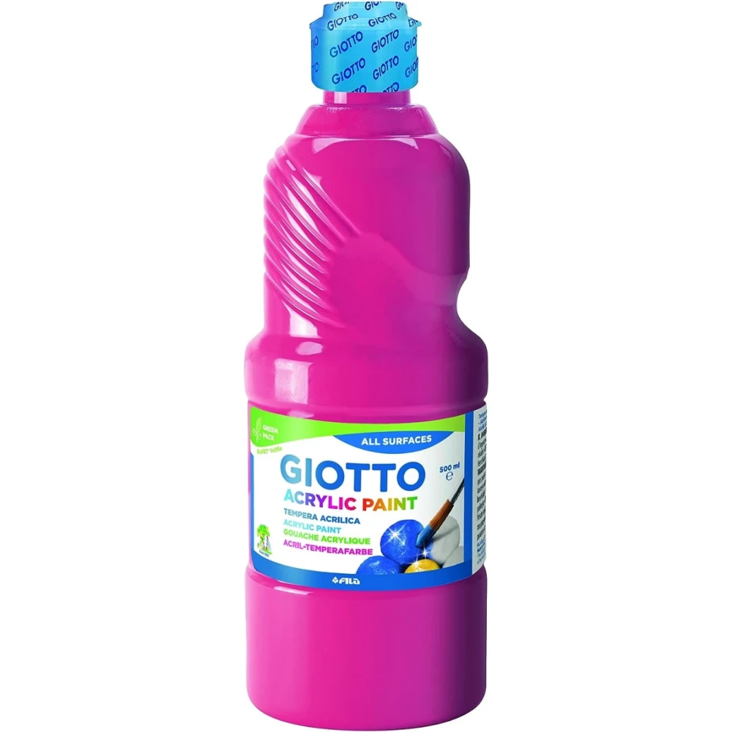 تأثير Giotto Acrylic Paint Gloss ، حزمة 500 مل من 1