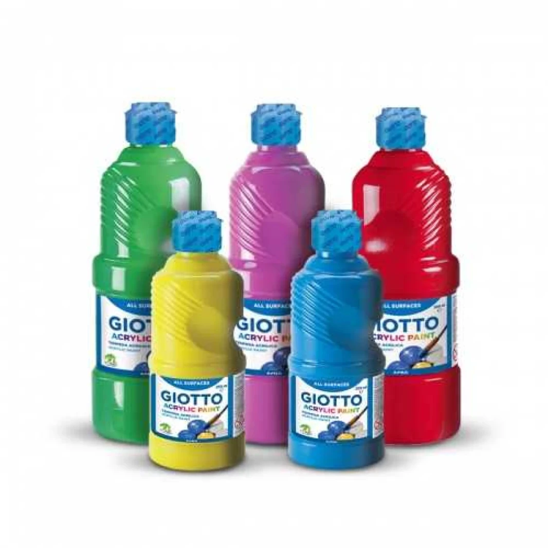 تأثير Giotto Acrylic Paint Gloss ، حزمة 500 مل من 1