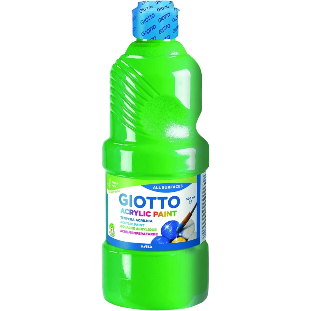 تأثير Giotto Acrylic Paint Gloss ، حزمة 500 مل من 1