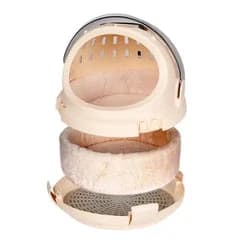 Space-Themed Pet Transport Box for Cats and Small Animals with Innovative Design for Versatile Needs