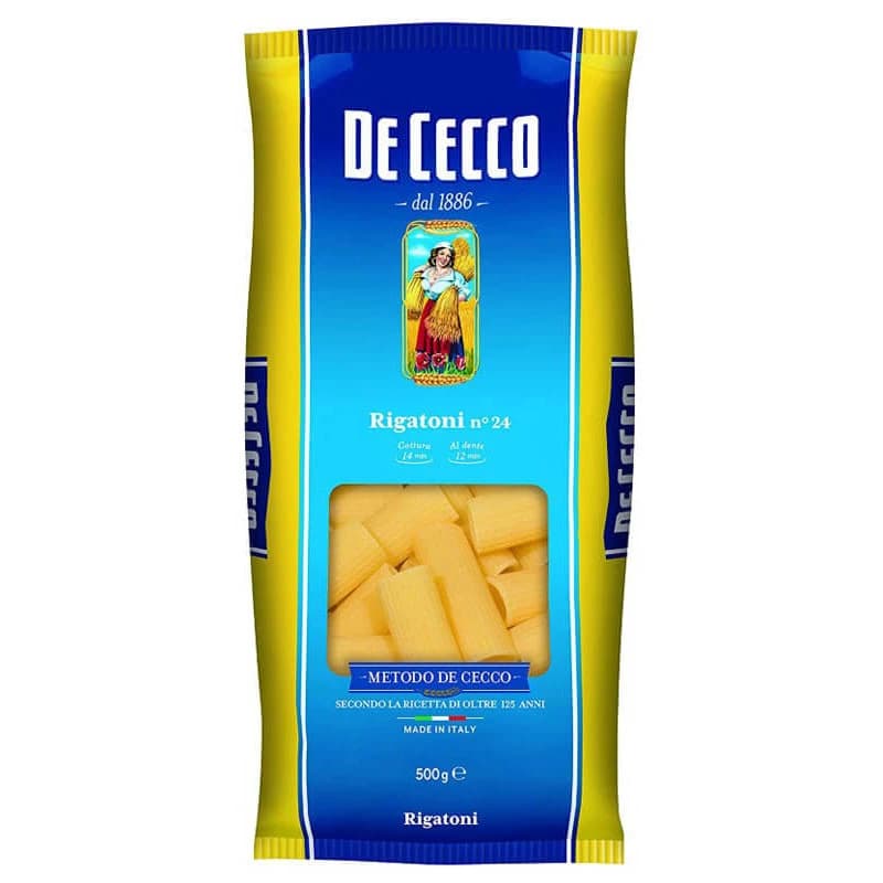 De Cecco Rigatoni Pasta no. 24 - 500g