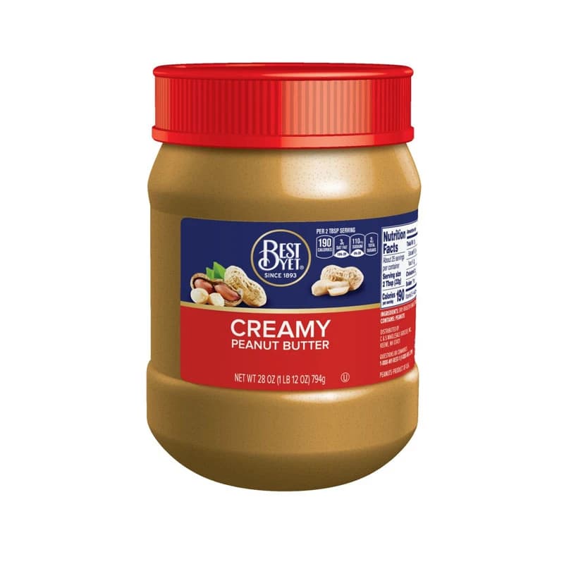 Best Yet Creamy Peanut Butter 794g