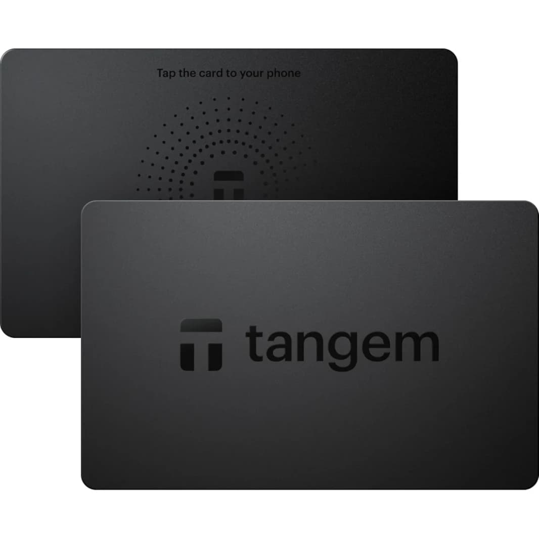 Tangem Wallet Pack of 2 - Secure Crypto Wallet - Trusted Cold Storage for Bitcoin, Ethereum, NFT's & More Coins - 100% Offline Hardware Wallet