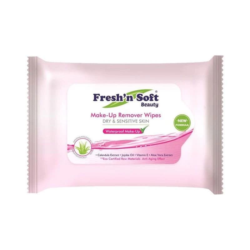 Fresh'n Soft Make Up Removal Sen Wipes 25 Tissues
