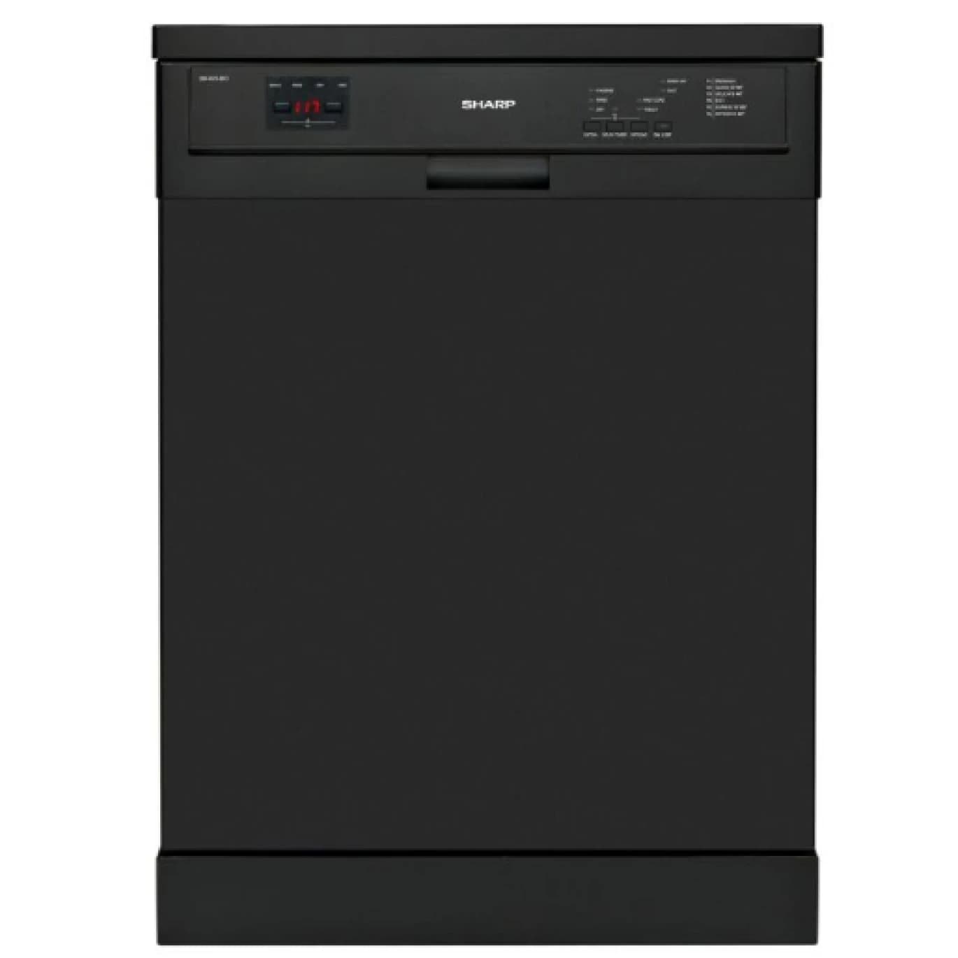 Sharp Dishwasher 6 Programs Black 15 Place Settings QW-V615-BK