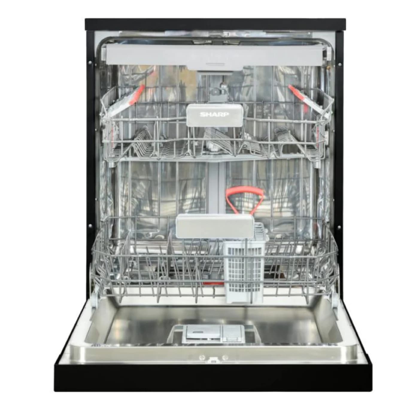 Sharp Dishwasher 6 Programs Black 15 Place Settings QW-V615-BK