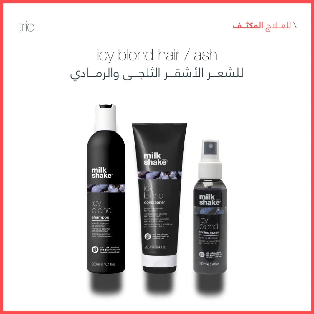 Icy Blond Toning Trio