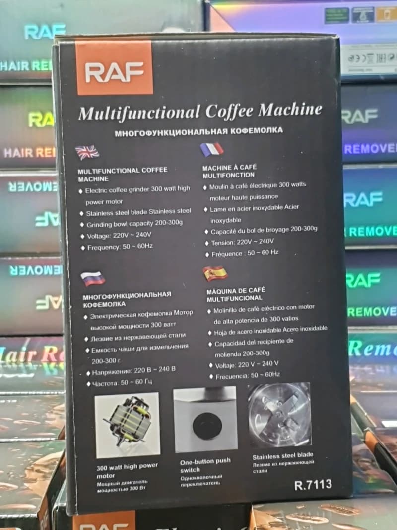 RAF Multifunctional Coffee Machine with Innovative Design for Coffee Enthusiasts, Suitable for Home Kitchens, Workplaces, and Commercial Coffee Shops