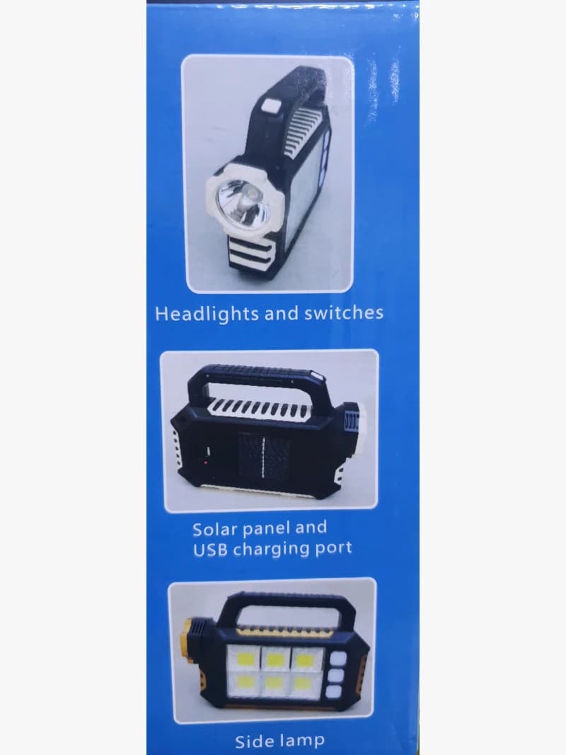 Hi Sheen Solar Multi Light Source Portable Lamp for Maintenance and Camping Use with Durable Design