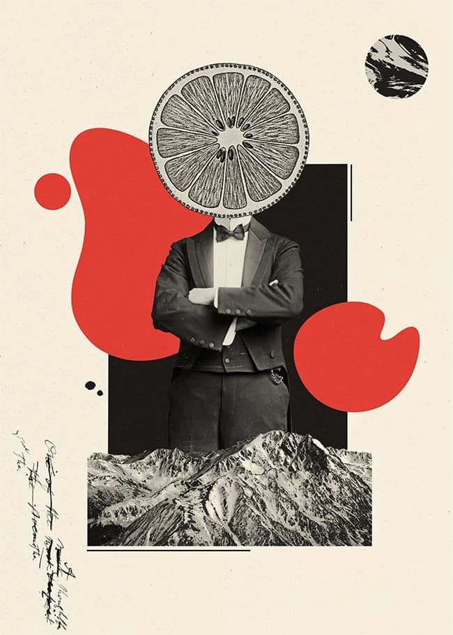 Collage design art