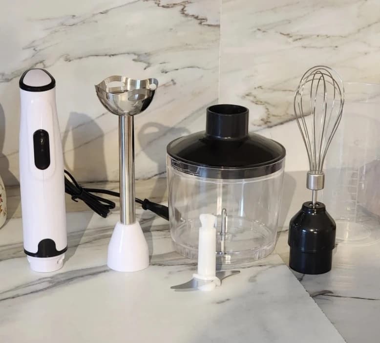 Unparalleled Brand Hand Blender Multi-Function Set, Elegant and Practical Design for Modern Kitchens and Discerning Users.